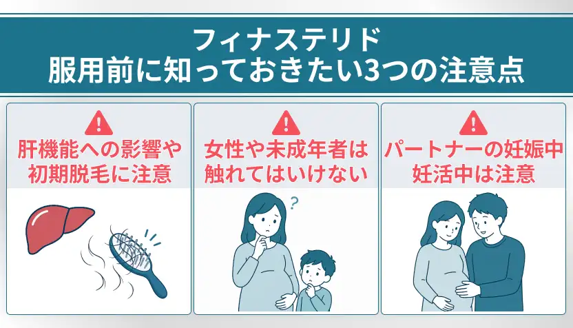 フィナステリドを服用する際に注意すべきポイント